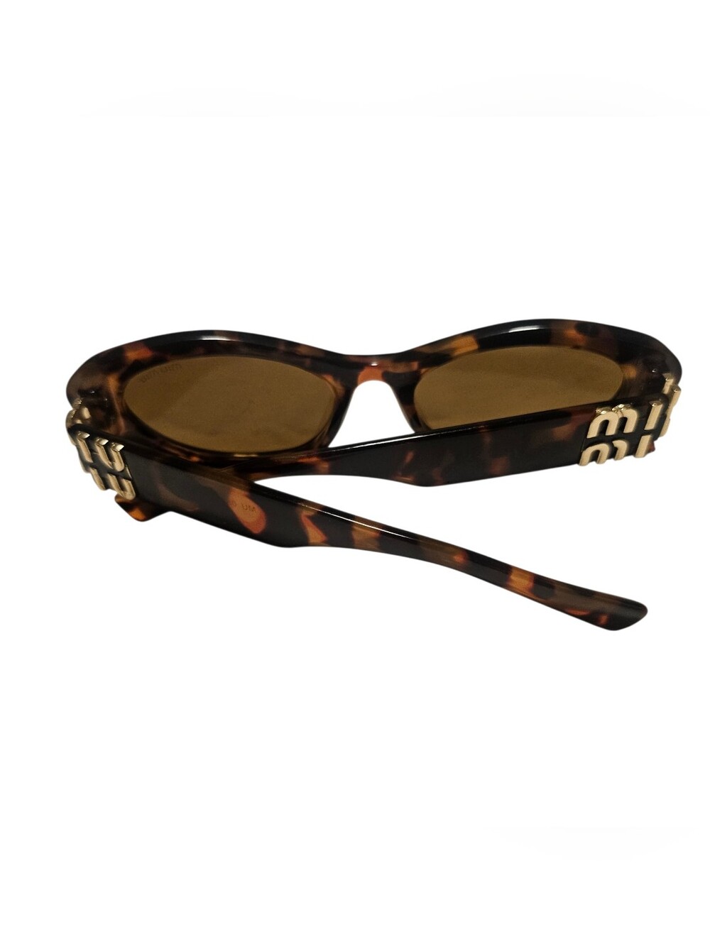 🔥NEW✨ Miu Miu ✨ Authentic Tortoiseshell Brown & Black Cat-Eye Sunglasses 😎 - Picture 5 of 16